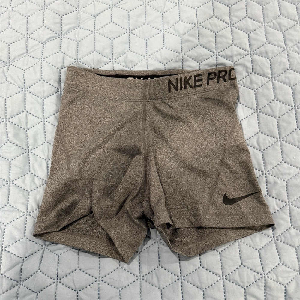 Nike Pro Women's Athletic Shorts in Gray